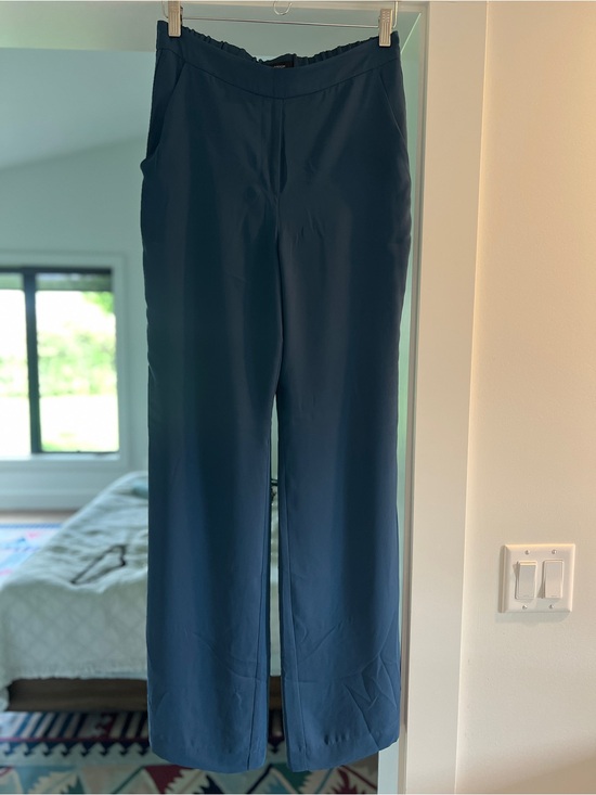 Babaton Pants - Babaton Wide-Leg Pants in Deep Teal size 6